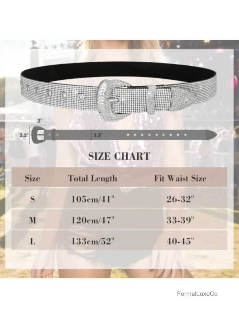 Rhinestone Cowgirl Studded Belt for Jeans - Shiny Disco Waist - Leather &